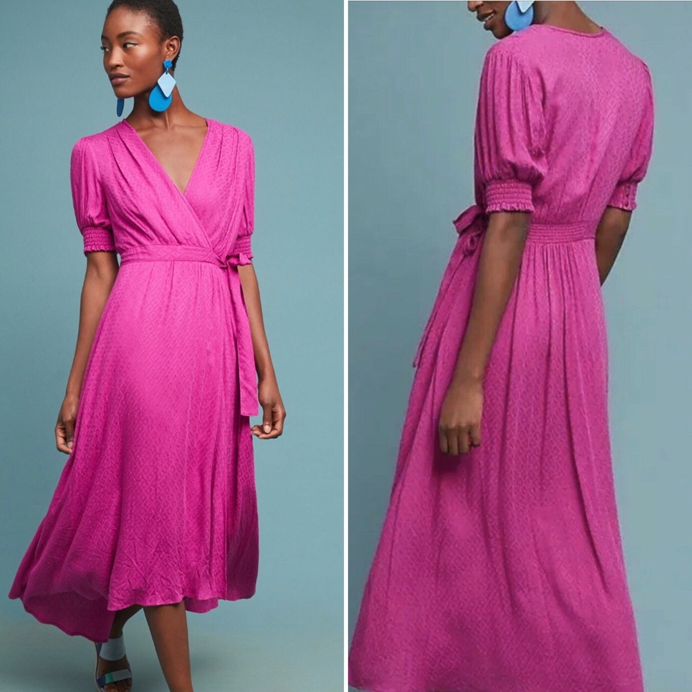 Anthropologie Breanna Wrap Dress